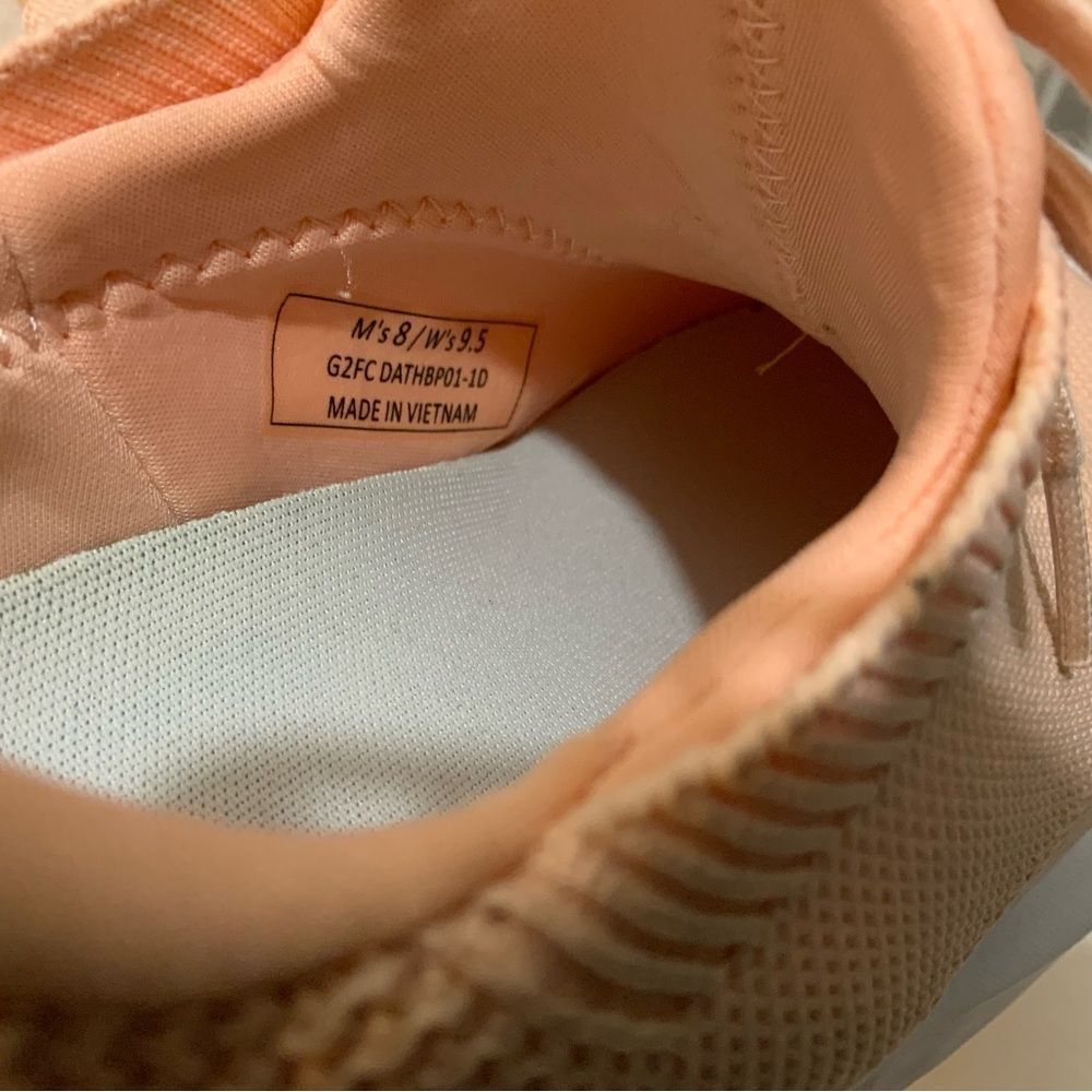 Kizik Athens Peaches N' Cream Pink Standard Hands-Free Shoes Womens 9.5 Men’s 8 - Picture 8 of 9